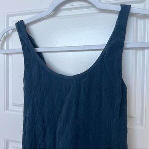 C’est Moi Vintage Lace Blue Tank Top